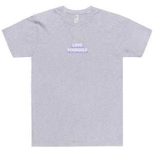 T-Shirt Love Yourself Violet Print