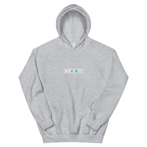 Unisex Hoodie Never Quit White Print