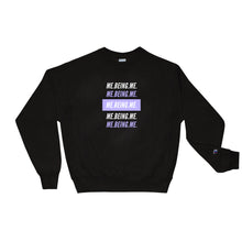 Load image into Gallery viewer, Sweatshirt Me Being Me Violet Print