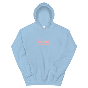 Unisex Hoodie Unique Composition Pink Print