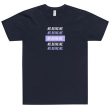 Load image into Gallery viewer, T-Shirt Me Being Me Violet Print