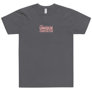 T-Shirt I Am A Unique Composition Pink Print