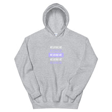 Load image into Gallery viewer, Unisex Hoodie Me Being Me White Print