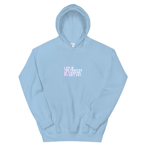 Unisex Hoodie The Process White Print