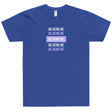 Load image into Gallery viewer, T-Shirt Me Being Me Violet Print